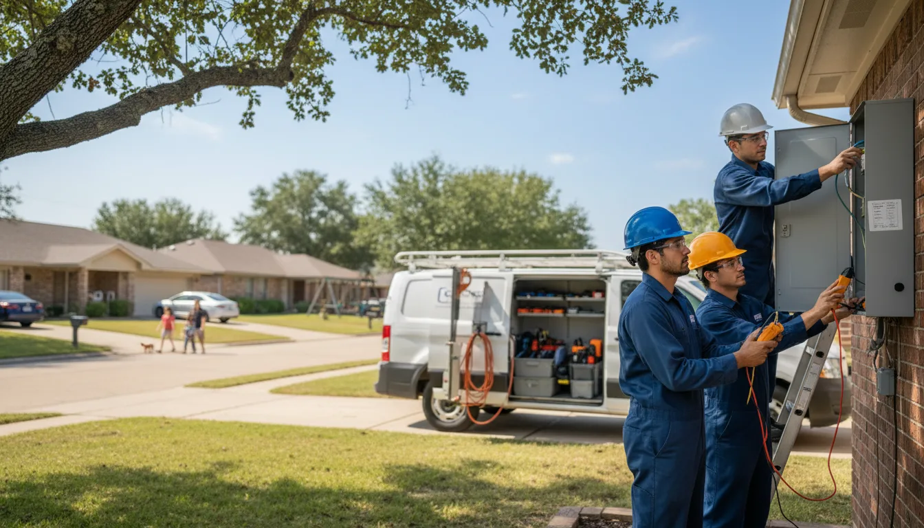 Certified electrician providing emergency electrical services in Baltimore, OH